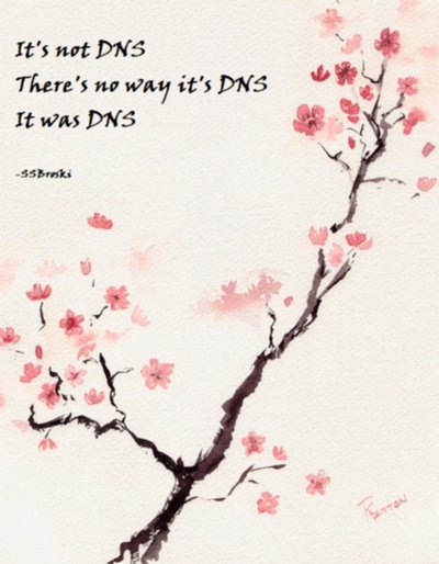 It’s not DNS, There’s no way it’s DNS, it was DNS
