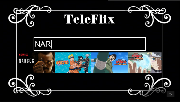Mock Teleflix UI